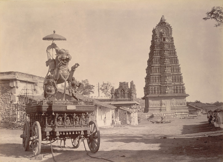 The Temple Car, Chamundi Hill, Mysore Ancient photos of India