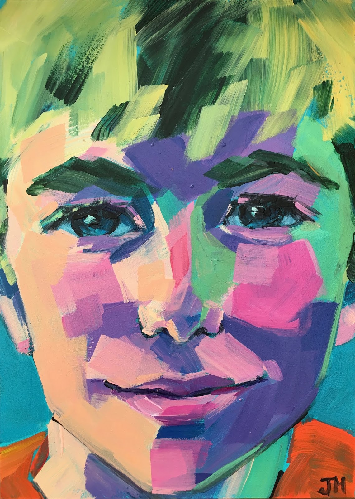 Jessica Miller Paintings Long Distance Portrait