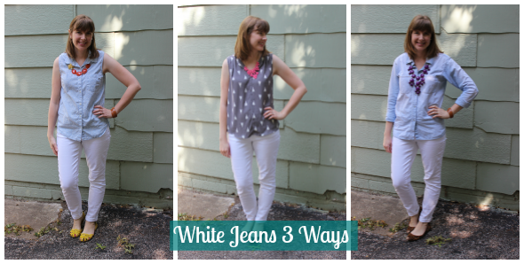 3 Ways to Style White Jeans | www.shealennon.com