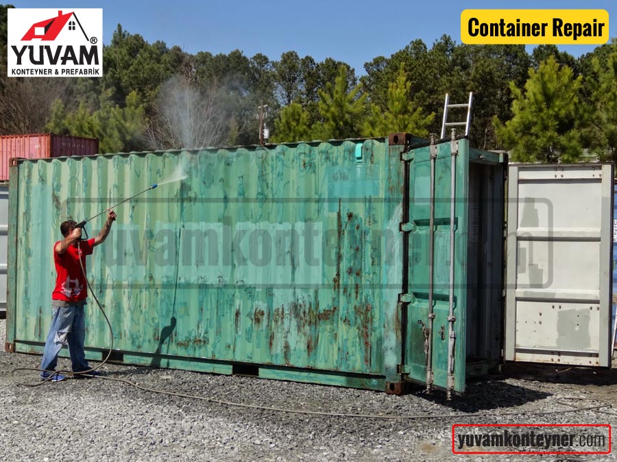 Container Repair And Maintenance - Yuvam Container, Prefabricated