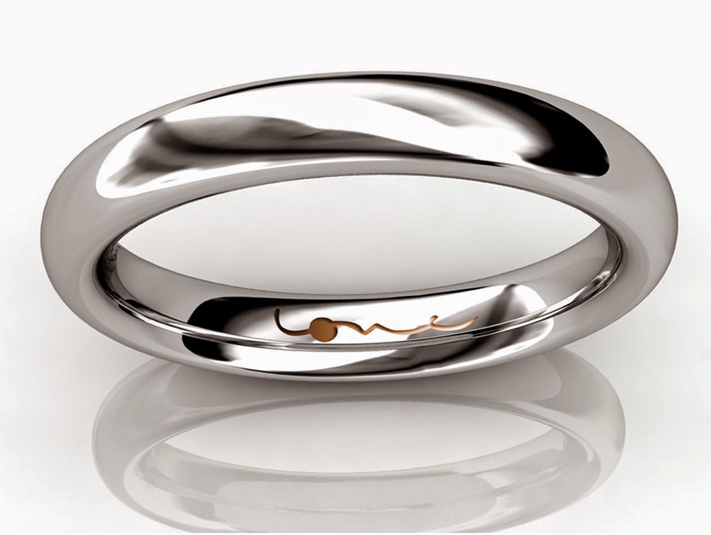 Mens Wedding Rings Stainless Steel Elegant Model