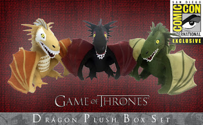 San Diego Comic-Con 2017 Exclusive Game Of Thrones Dragons 5” Plush Box Set by Factory Entertainment