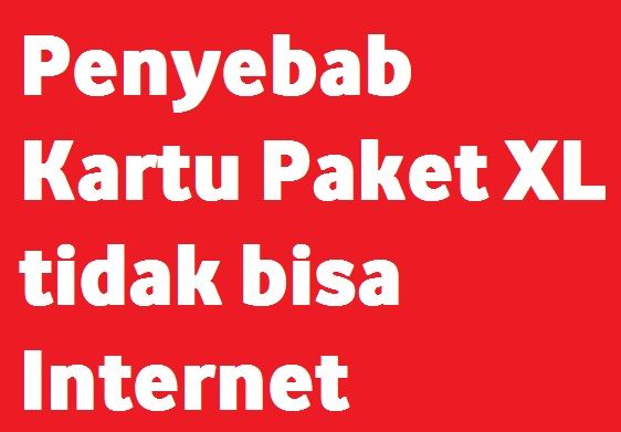 Penyebab Kartu Paket Xl Tidak Bisa Internet Dan Berikut Cara Mengatasi Kartu Xl Tidak Bisa Internetan Cara Perpanjang Masa Aktif