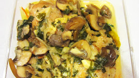 Lunch Week 17: Chicken Marsala Over Vegetables