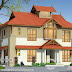 1579 square feet 3 bedroom sloped roof traditional home design