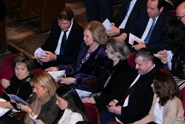 Queen Sofia of Spain and her sister Princess Irene of Greece attended a concert performed by recycled-instruments orchestra Cateura