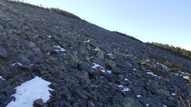 Vue à partir du sentier du mont Abraham