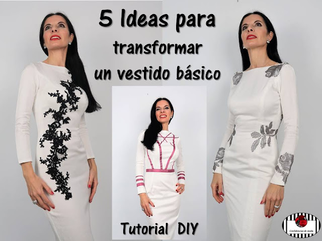 DIY. 5 Ideas para transformar un vestido básico