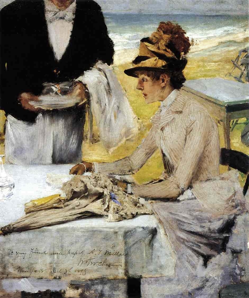 William Merritt Chase 1849-1916 | American Impressionist painter | The Plein Air Scenes 