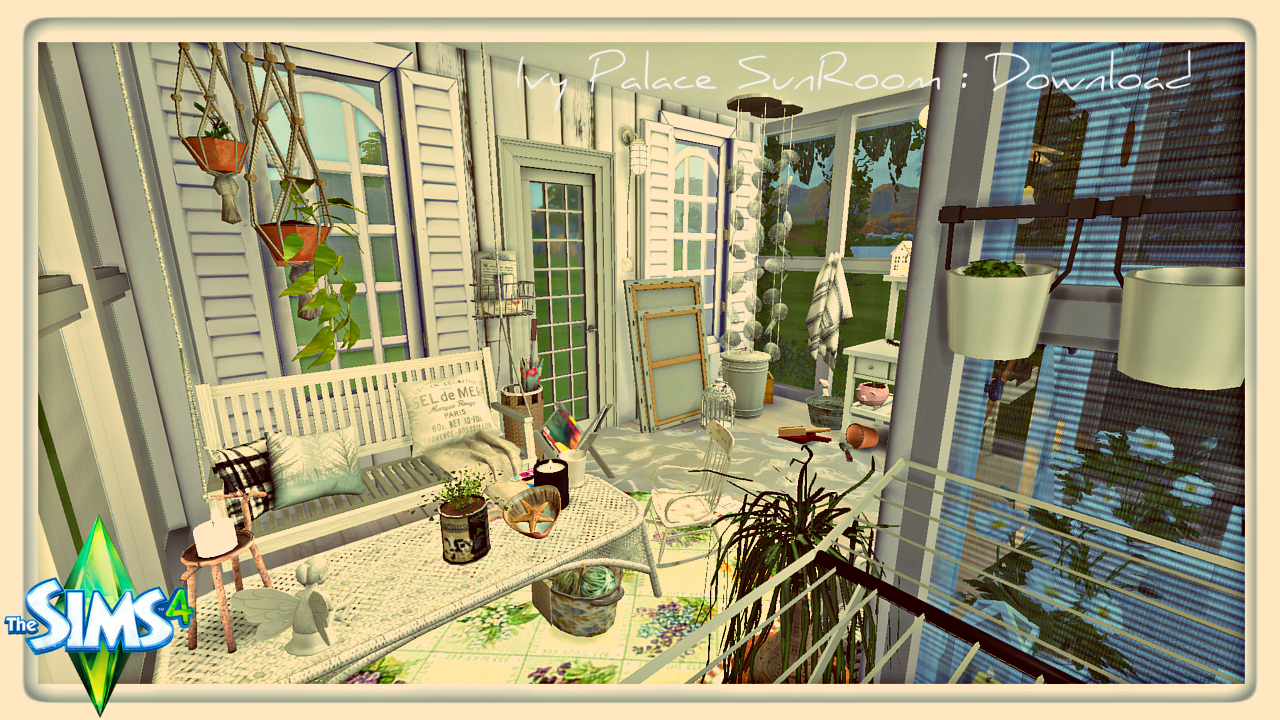 Ivy Palace SunRoom The Sims 4 Download