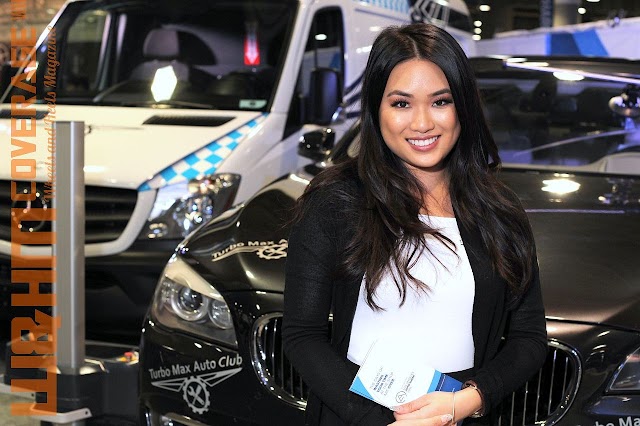 Our Cover Model Sandra Wong for Turbo Max Auto Repair at LA Autoshow 2016 @thesandrawong