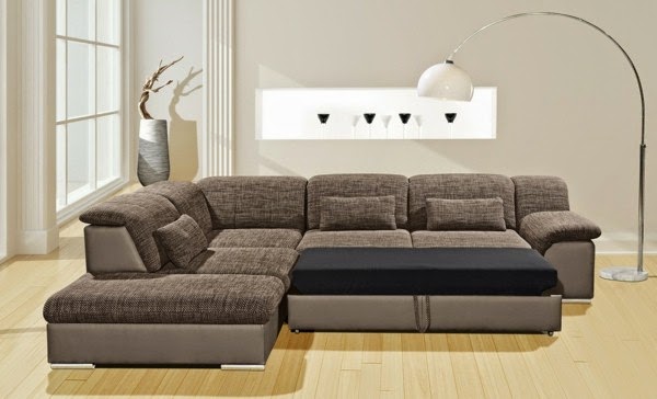 Sofa with sleeping function  easy and super practical!