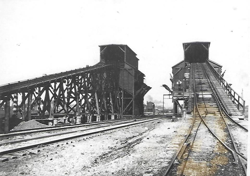 Industrial History Steam Servicing Towers Coal, Water and Sand