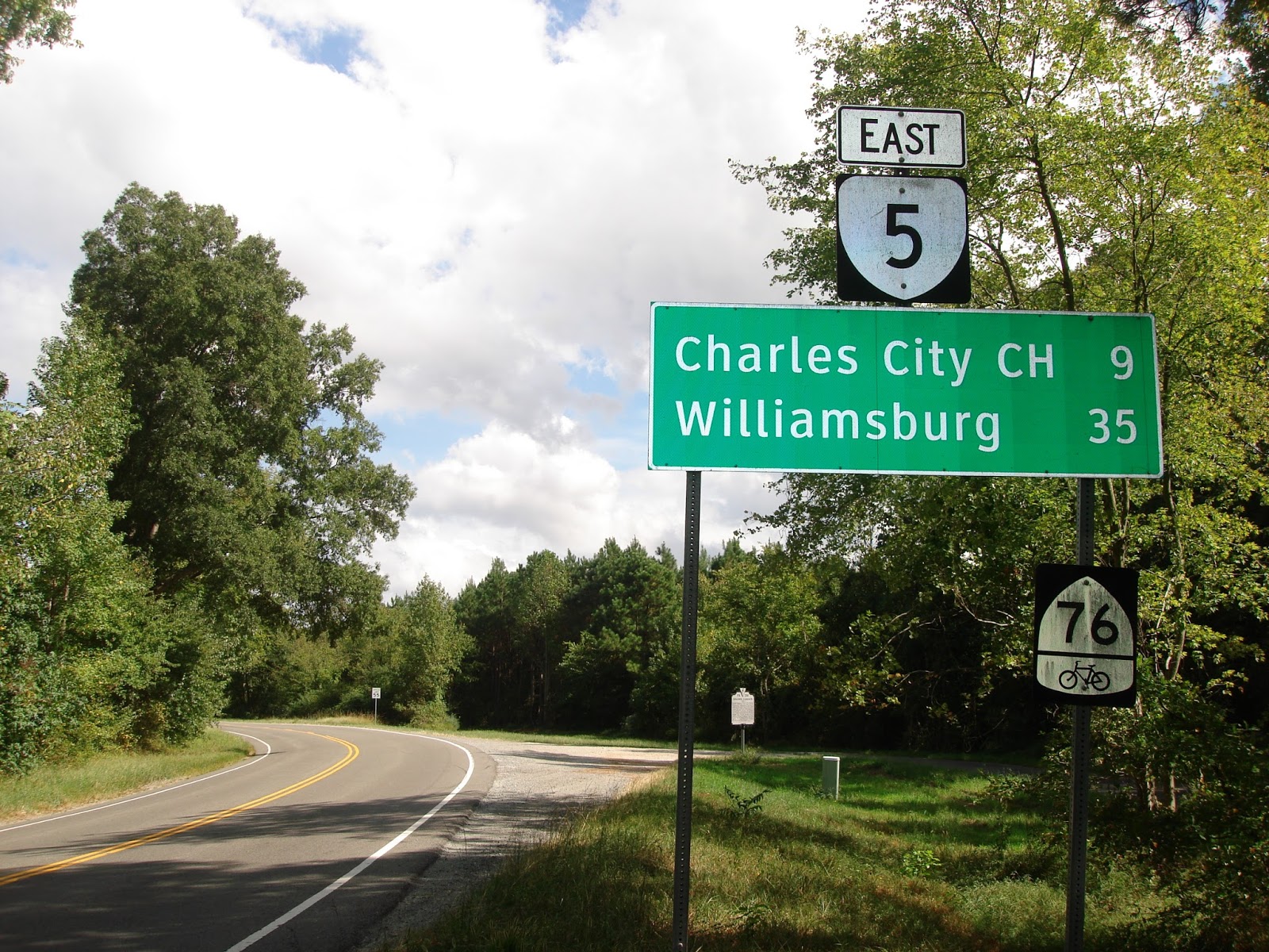 Luke's Signs Route 5 Charles City County, VA (between Route 106 and the Charles City Courthouse)