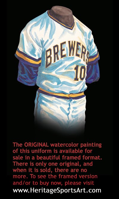 Heritage Uniforms and Jerseys and Stadiums - NFL, MLB, NHL, NBA, NCAA, US  Colleges: Milwaukee Brewers Uniform and Team History