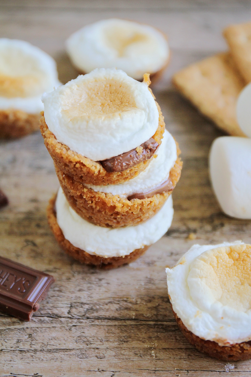 These delicious and decadent s'mores bites are so easy to make and adorable too! 