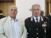 Il Direttore del Blog. International, Dott.Vitale in una foto ricordo con il Gen.B. Comandante.
