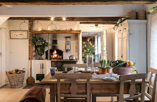 Rural Christmas at a charming farmhouse