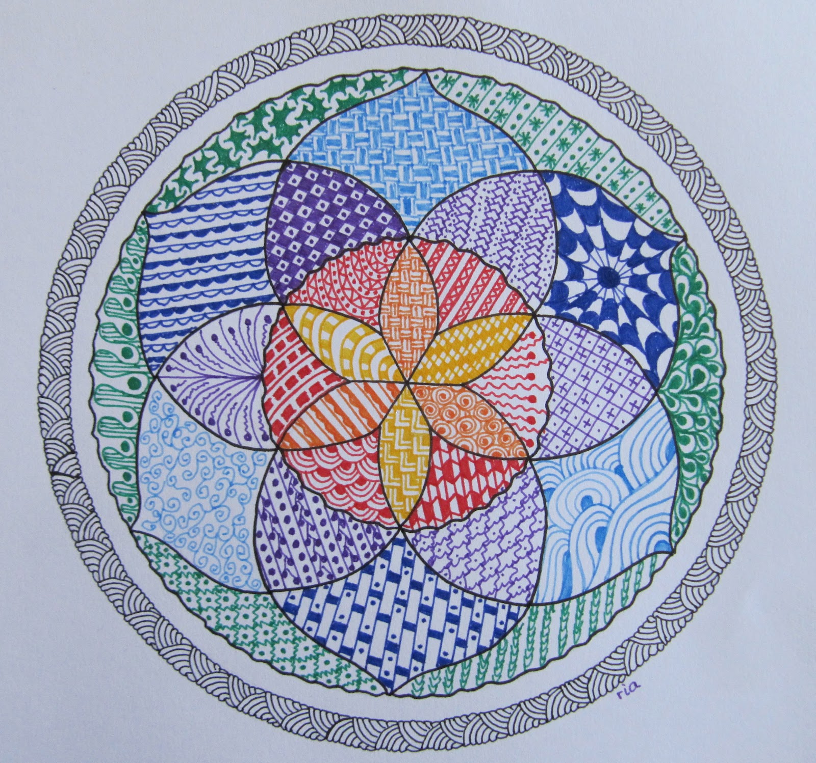 Ria Lijnsvelt: mandala's en zendala's