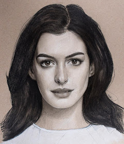 05-Anne-Hathaway-Justin-Maas-Pastel-Charcoal-and-Graphite-Celebrity-Portraits-www-designstack-co
