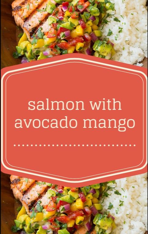 Salmon With Avocado Mango | Recipes Cravings