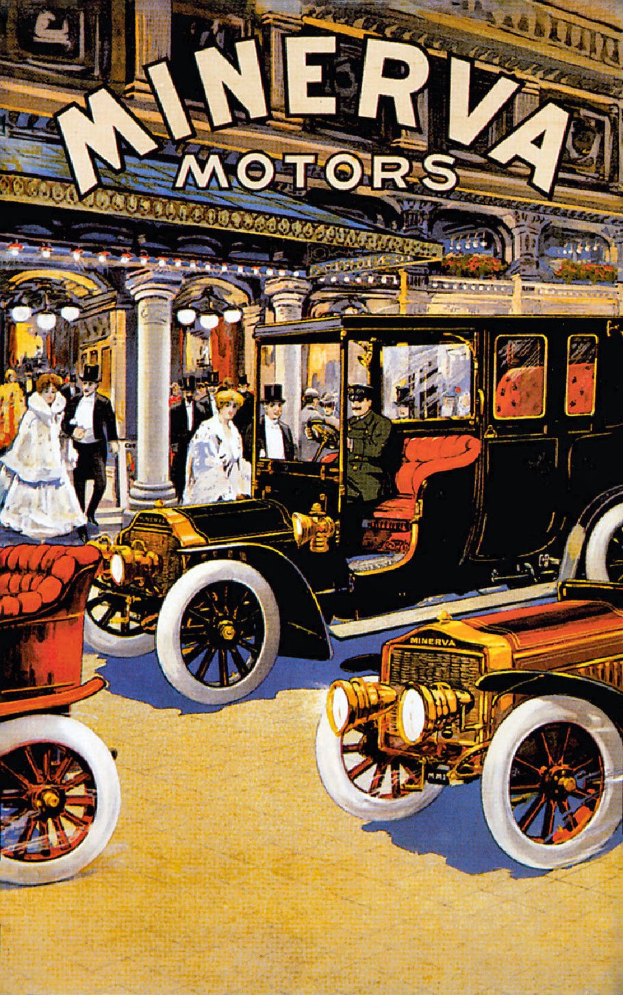 transpress nz Minerva Motors, Belgium, poster, 1920s