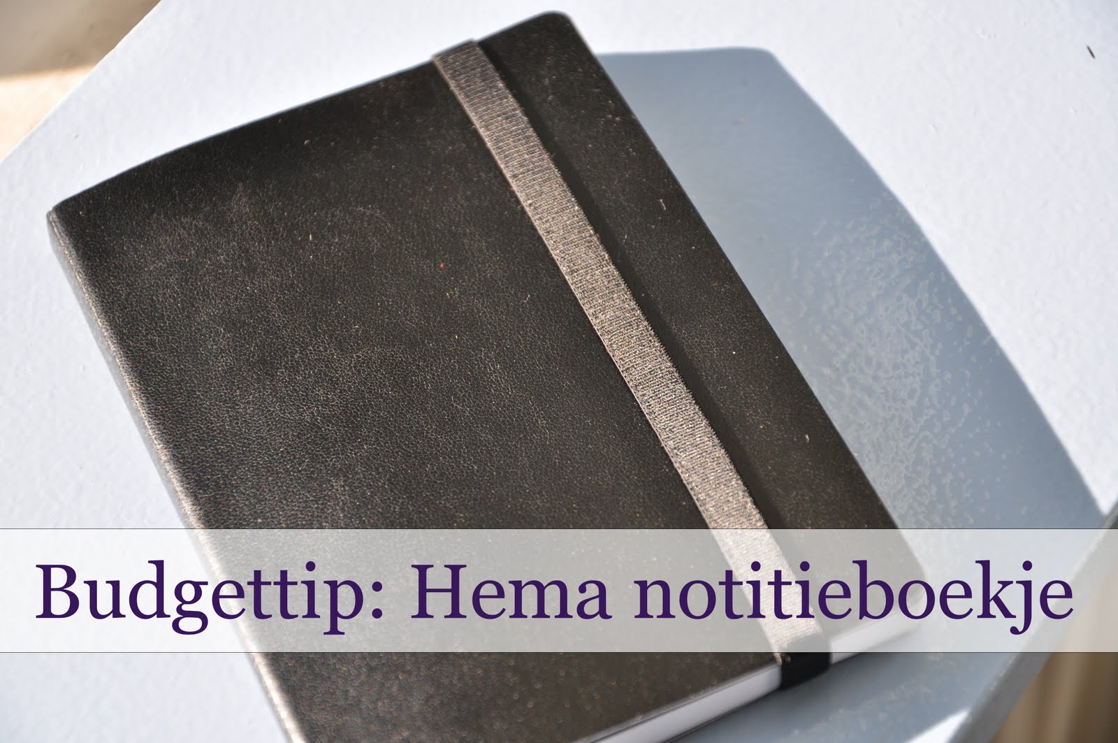 Brechtjoee Budgettip Hema opschrijfboekje (Moleskine dupe)