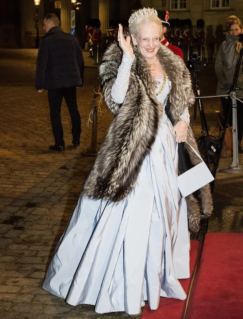 Queen Margrethe and Prince Henrik, Crown Princess Mary and Crown Prince Frederik, Princess Marie and Prince Joachim