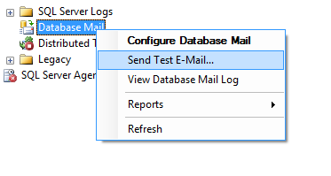 SQLCircuit: SQL Server- Implementation of Database Mail