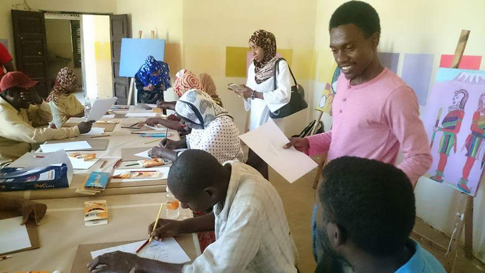 Zanzibar art, in the eyes of a local artist Dullah Wise. Art therapy at Kidonge Chekundu Mental