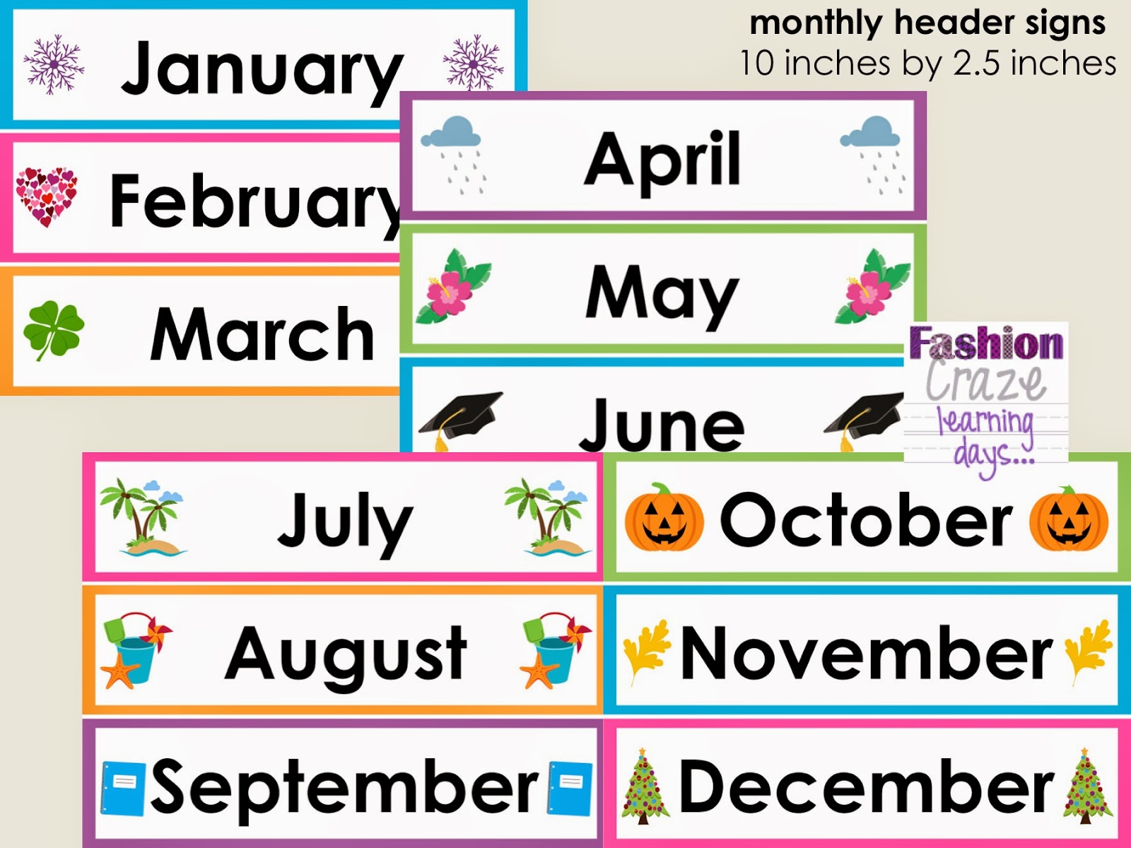 free clipart for teachers months of the year - photo #12