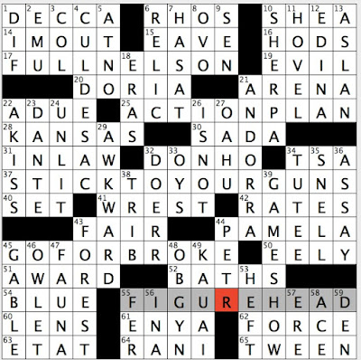Rex Parker Does the NYT Crossword Puzzle: Letter opening / WED 3-1