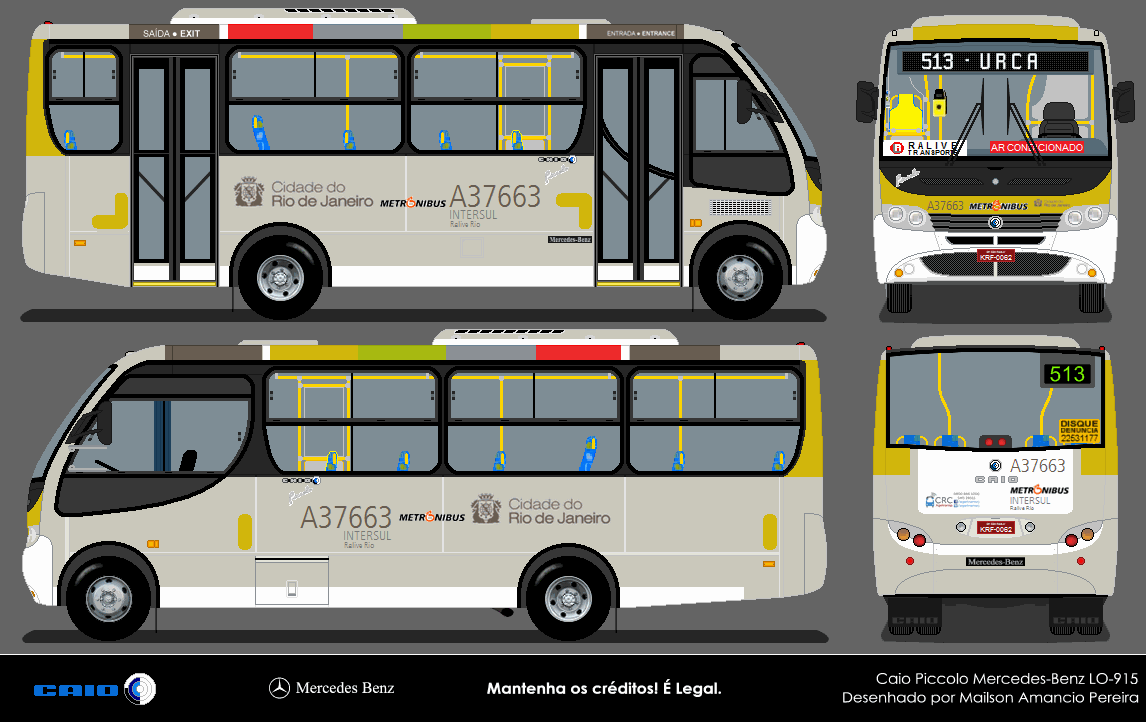 RALIVE TRANSPORTE A37663 Caio Piccolo MercedesBenz LO815