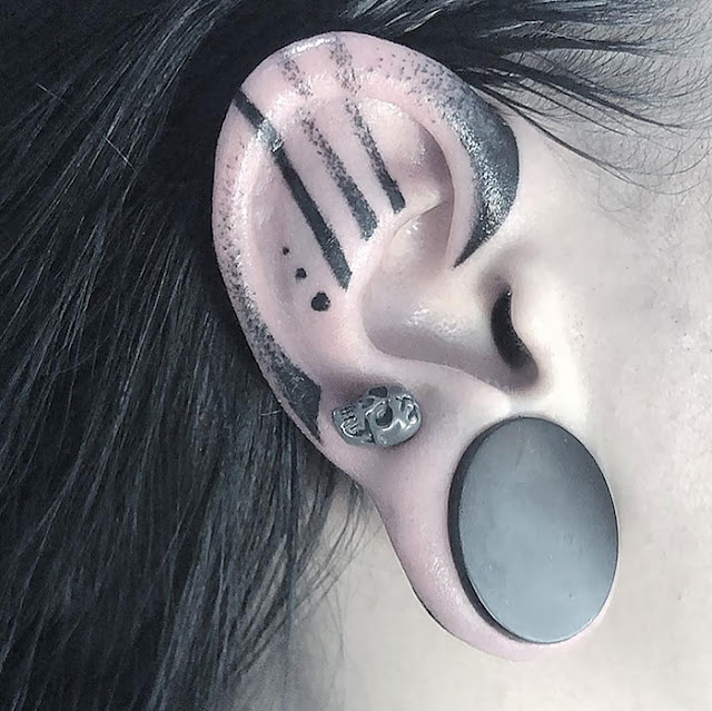 Tatuagens para as orelhas Tatuagens para as orelhas
