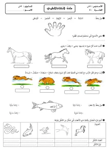  كراسة المراقبة المستمرة للفترة 4 المستوى 2 جميع المواد بصيغة pdf و word