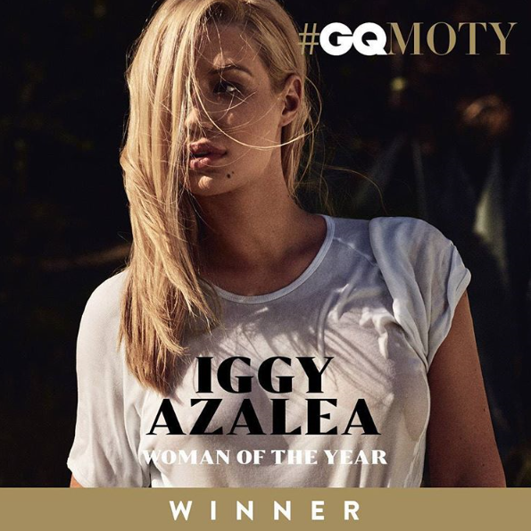 Iggy Azalea is named GQ's Woman Of The Year for 2016