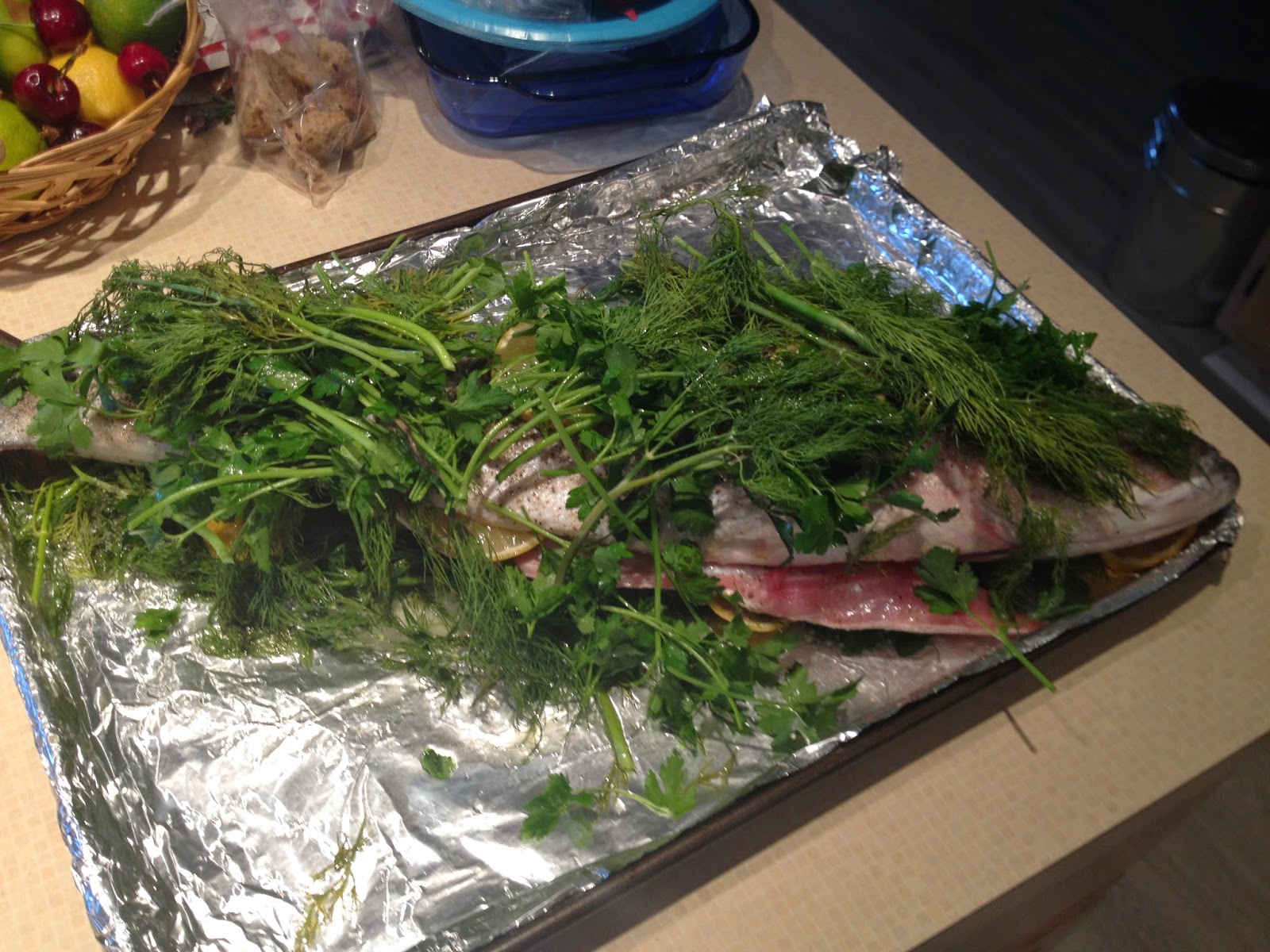 Corcoran Street Kitchen Whole Oven Roasted Rockfish