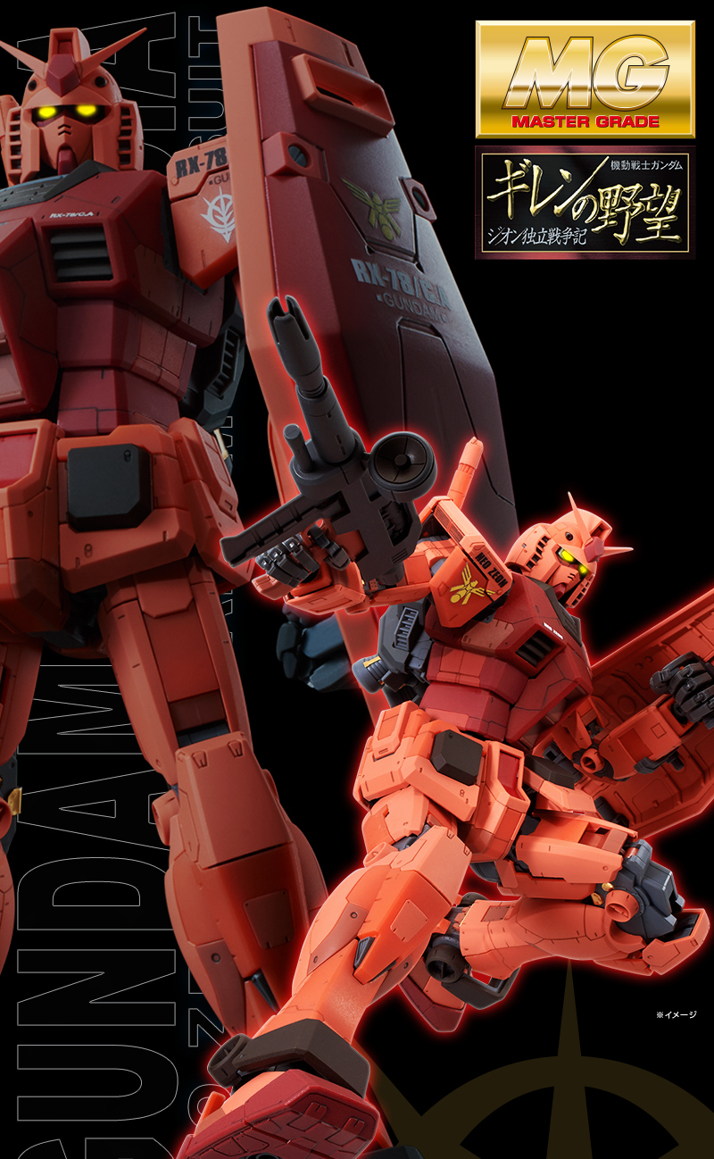 Premium Bandai MG 1/100 RX-78/C.A Casval's Gundam Ver.3.0 JPN Reissue 2nd Run