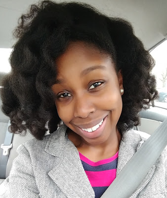 Jumbo Curls on natural hair using flexi rods and Honey Baby Naturals - ClassyCurlies