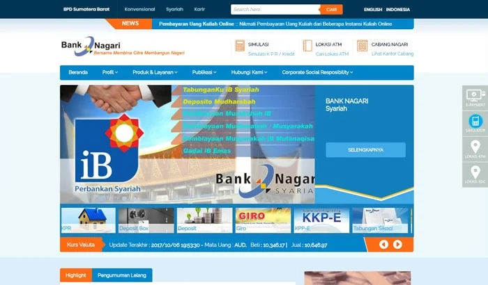 Cara Daftar Internet Banking Bank Nagari