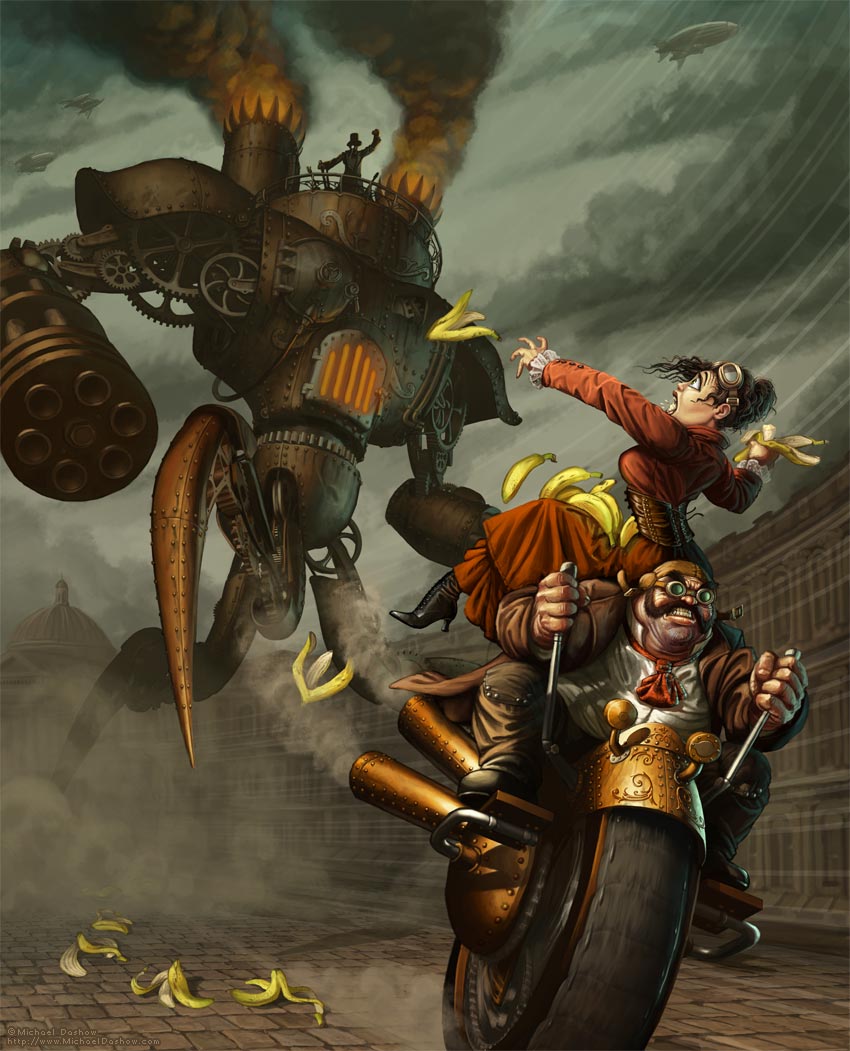 Steampunk is here. Back to the 80's.. 1880's.: Cool steampunk art