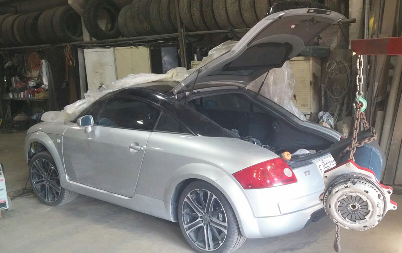 Audi TT MK1 Electric Conversion Hello AC50!