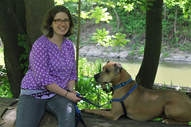Interview with Dr. Christy Hoffman Dr. Christy Hoffman with her dog Santiago