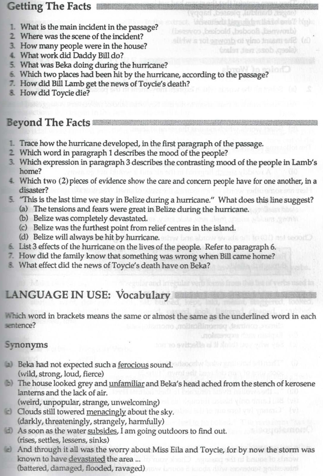 14 November 2018 Reading Comprehension (Beka Lamb)