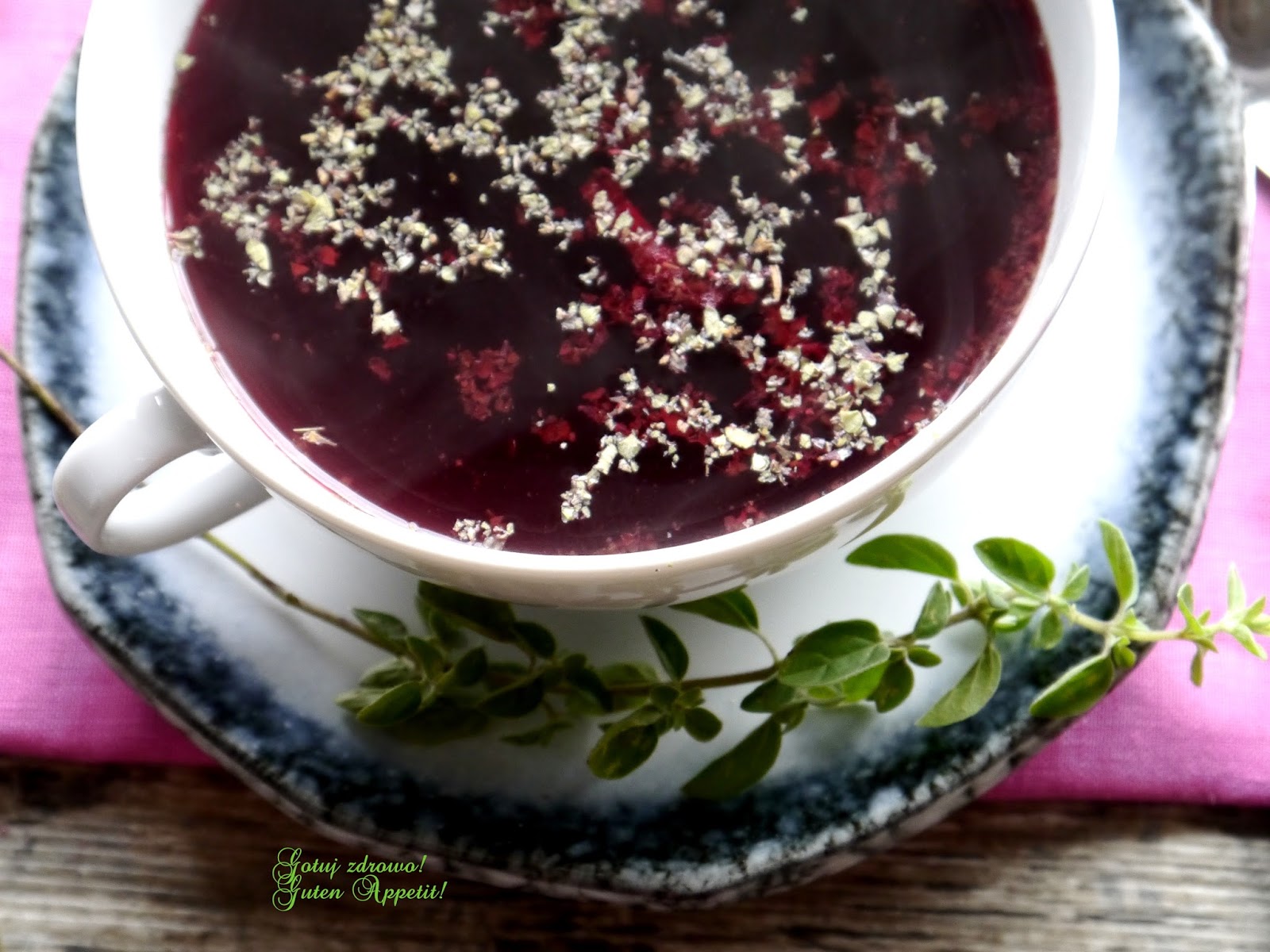 Barszcz Czerwony Czysty Wegeterianski Na Zakwasie Gotuj Zdrowo Kolorowo