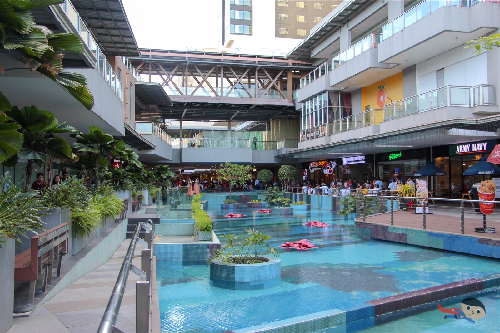A Quick Tour in Circuit Mall pond, sky garden and more Wander Kid