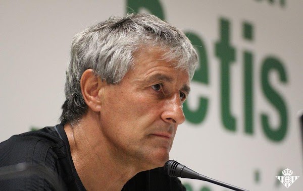 Setién - Betis -: "Concentrados en el partido ante el Leganés"