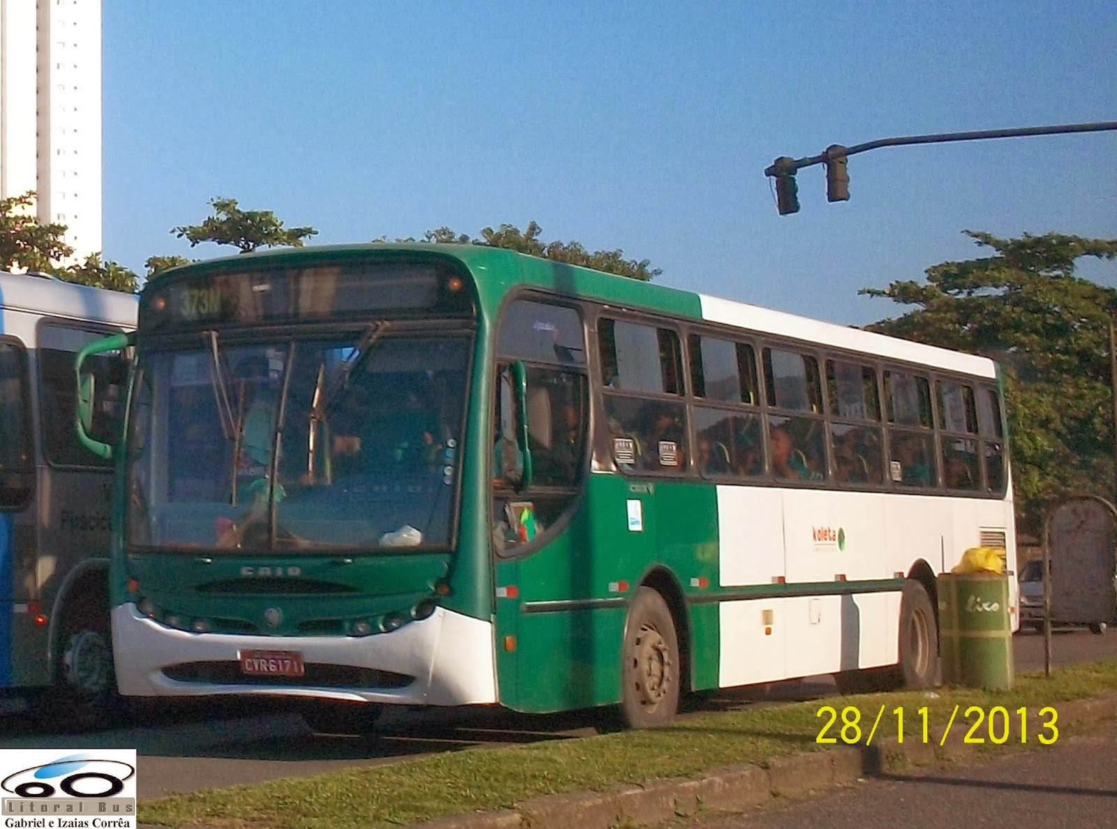 Litoralbus 12: Koleta Ambiental - Ônibus