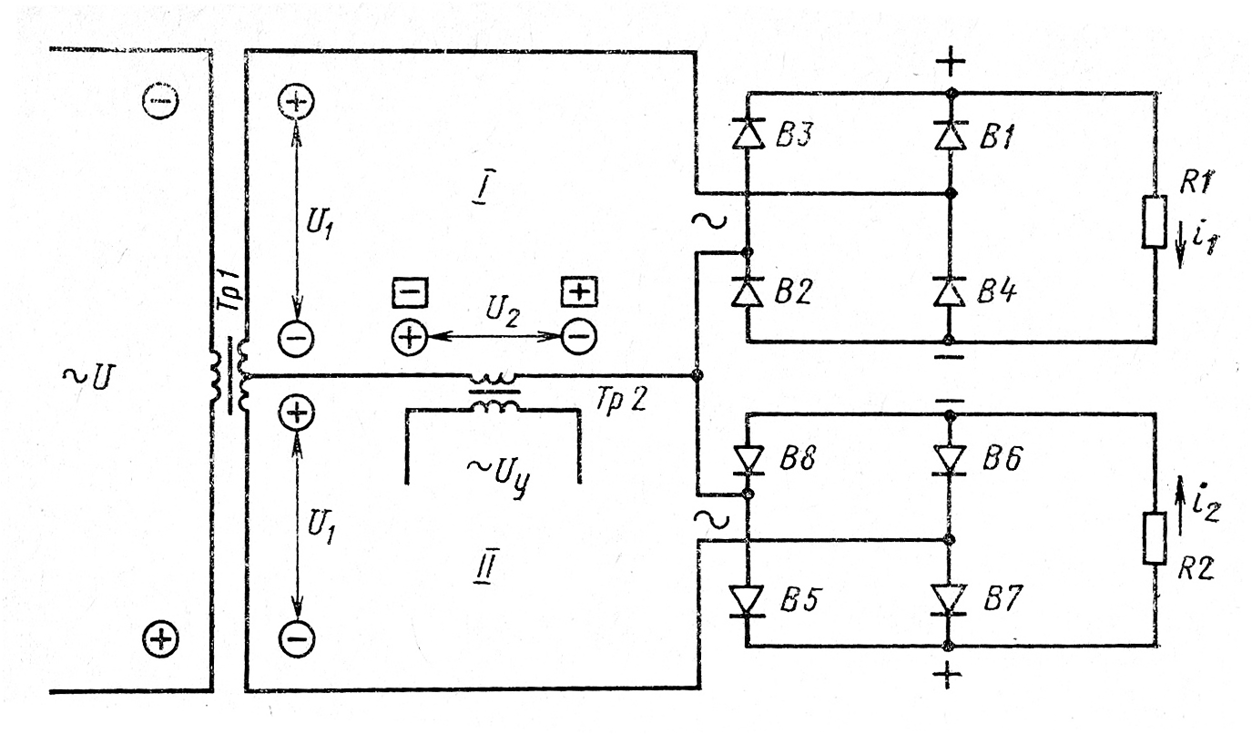 Схема дроссель трансформатора