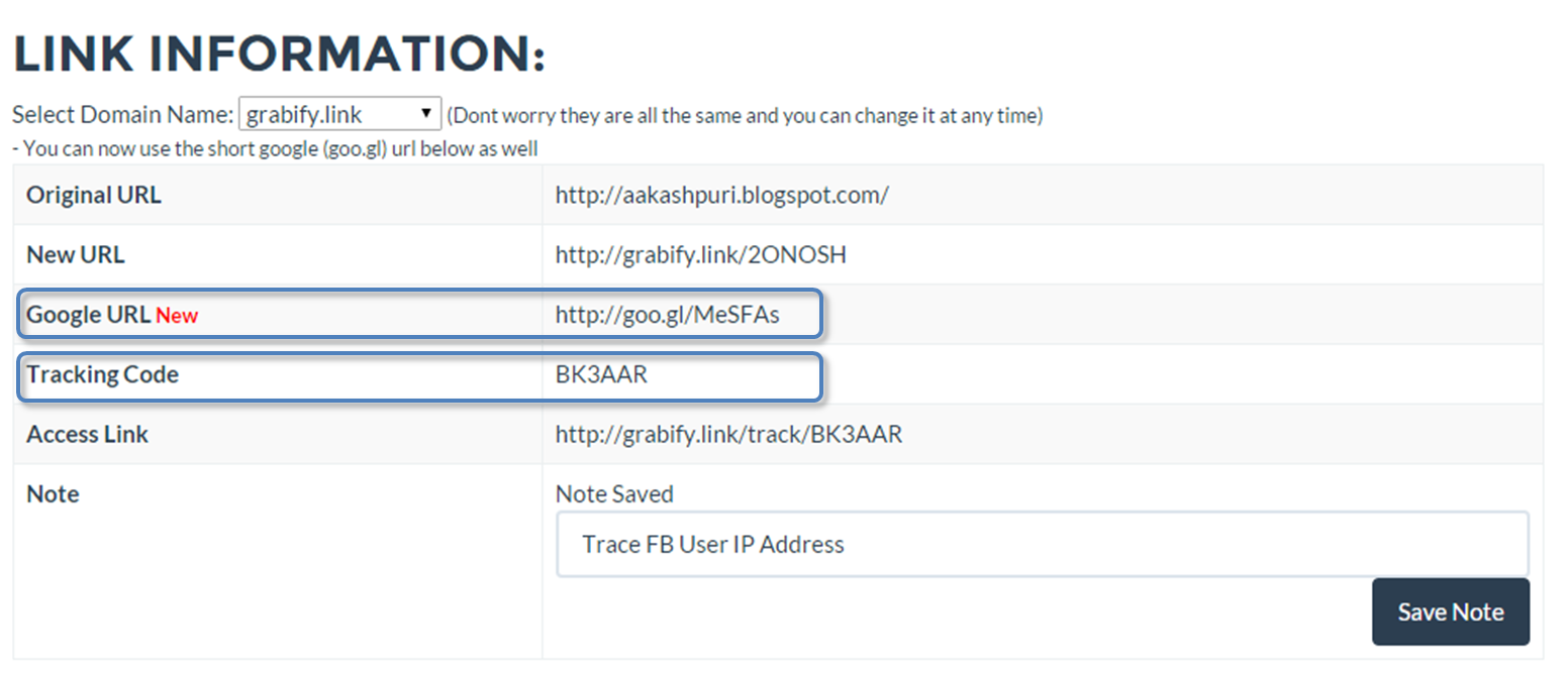 track ip address from facebook